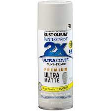 Rust Oleum 12oz 2x Painter S Touch Ultra Cover Matte Spray Paint Gray Target