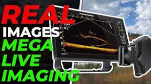 The heart of it is this this transducer here which sends out the signals, receives it and so you get a real live look at uh if the fish, you can actually see the fish on the screen. Real Images Of Humminbird Mega Live Imaging Better Than Lowrance Active Target Youtube