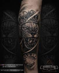 Lion Crown Tattoo Tattoo Ideen