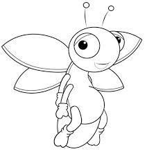 Firefly Cartoon Picture Coloring Page Color Luna