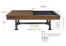 No doubt, the best convertible pool table is a highly versatile addition to any home. The Bedford Pool Table By Imperial Industrial Design With Dining Top