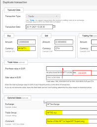 How To Add Nft Or Ido Transactions Support Desk