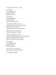 Oh cinta ku tak akan pudar. Lirik Lagu Pertandingan Solo