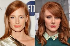Chastain posted a video of howard singing i am not jessica chastain, a parody song by youtube channel legolambs, saying: 30 Celebrities So Incredibly Similar That They Look Like They Were Separated At Birth Celebrities Bryce Dallas Howard Grunge Hair