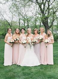 Whimsical Summer Outdoor Wedding In 2020 Pale Pink Bridesmaid Dresses Pale Pink Bridesmaids Spring Bridesmaid Dresses