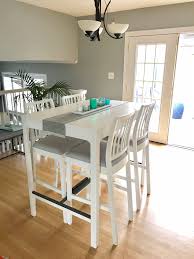 Warm brown finish with plank effect and rough sawn texture. After Much Better Small Dining Table Apartment Kitchen Furniture Design Table