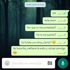 Un chico bromista, ya tenia a su novia cansada de tantas bromas que le había hecho y en complicidad con un amigo de el. Es Broma 13 Mensajes Mandados Por Whatsapp Por Mujeres Celosas