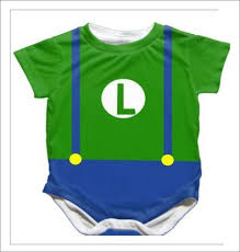 Luigi Baby Onesie Baby Onesies Onesies Baby Boy Outfits