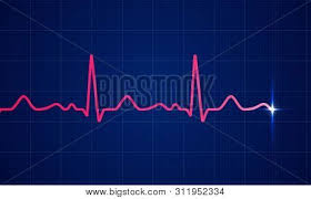 Heart Beat Pulse Vector Photo Free Trial Bigstock