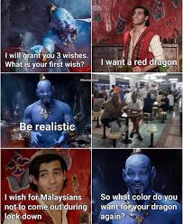The cmco in melaka, pahang, putrajaya, labuan and terengganu will also be changed to an rmco in the same period; Just Another Mco Meme Malaysia