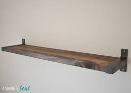 Get 25% off any order over $120.00 shop wide today! Rustic Diy Bookshelf With Ikea Ekby Brackets