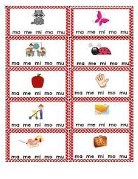 S To The I To The M To The P Juego De Las Silabas Iniciales Letras M P S L T Card Games Kindergarten Card Stock