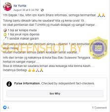Jika terlalu banyak tidak baik karena ada penelitian yang membuktikan bahwa terlalu banyak minum air. Salah Campuran Air Kelapa Muda Jeruk Nipis Dan Garam Dapat Mematikan Virus Corona Hoax Buster Covid19 Go Id