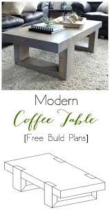 Modern Coffee Table Coffee Table Chic Coffee Table Woodworking Furniture Plans