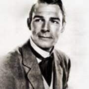 Randolph Scott, Vintage Actor by John Springfield Painting by Esoterica Art  Agency