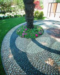 20 Awesome Garden Design Ideas With Rocks Trenduhome Beautiful Gardens Stone Backyard Mosaic Garden