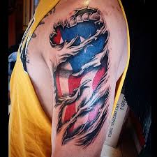 Long live the mighty eagle tattoo. American Traditional Eagle And Flag Tattoo