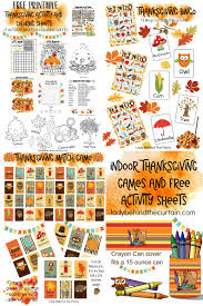 These are the cards the teacher will use to call the game. Indoor Thanksgiving Games And Free Activity Sheets