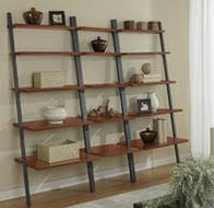 Find many great new & used options and get the best deals for ladder bookcase bookshelf leaning black finish contemporary furniture at the best online prices at ebay! 11 Leaning Ladder Shelf Ideas Including 5 Handmade Versions Home Stratosphere