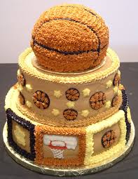 Frost the cake in your son's team colors, and enjoy. Basketball Cakes Decoration Ideas Little Birthday Cakes