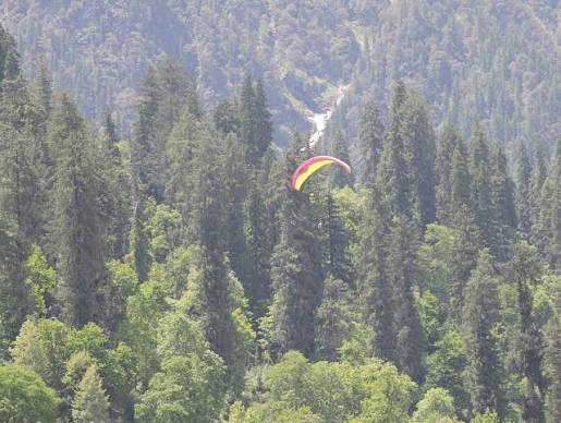 Bijli Mahadev and the Paragliding Route