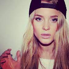 Zara Larsson 3 Cap Hat Portrait Zara Larsson Zara Larsoon Zara