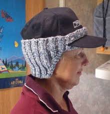 4.5 out of 5 stars. Earwarmer To Attach To Your Baseball Cap Awesome Idea Knitted Hats Crochet Ear Warmer Crochet Baseball Hat