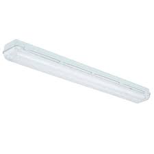 Homeselects 2 Lamp 32 Watt T8 Grey Fluorescent Vapor Outdoor Tight Fixture 6219 With Images Light Installation Light Bulb Bases Fluorescent