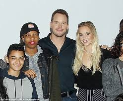 The movie of the summer! Jennifer Lawrence And Chris Pratt Surprise Students From Ghetto Film School In Nyc As They Promote Passengers Movie Daily Mail Online
