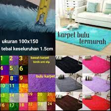 Alas rumah, masjid, kantor, ruko dan aneka hunian lainnya sangat nyaman bila memiliki pelapis Karpet Bulu Harga Terbaik Agustus 2021 Shopee Indonesia