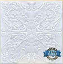 Compare prices on popular products in home decor. 50pc Of Astana White 20 X20 Foam Ceiling Tiles Covers About 135sqft For Sale Online Ebay
