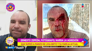 Tras su agresión, livia y su novio deberán enfrentar cargos con la justicia mexicana por lesiones y robo, pues al fotógrafo ernesto zepeda, también le llegó esta señora, livia brito, no quiso atender a la prensa y maricarmen cruz dijo algunas palabras fuertes, relató. Livia Brito Acusan De Golpear A Paparazzi Filtran Pruebas De Cancun