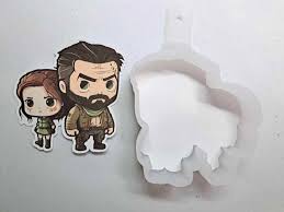 The Last of Us Chibi: Joel & Ellie, Post-apocalyptic, Game Cardstock S