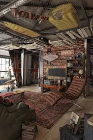 Diy Repurposed Pick Your Side Inside Outside Fireside Port Sea Lake River Cliff Canyon Or Mountain See Urban Style Interior Loft Design Living Room Recliner