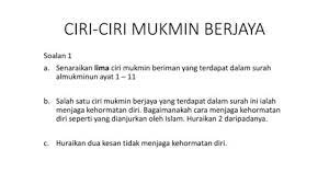 Soalan Ciri Mukmin Berjaya Membalik Buku Halaman 1 2 Anyflip