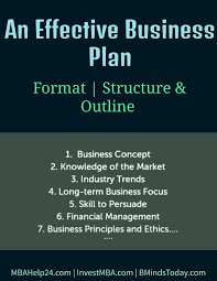 This form provides a guideline for you to fill in with the details of your particular business so that it can be used to seek funding and other participation. An Effective Business Plan Including Format Structure And Outline