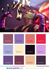 Entertainment Performance Event Color Palette Colors Inspiration Graphics Design Inspiration Beautiful Colorpalette Palett Color Palette Color Palette