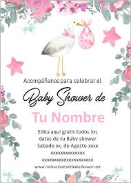 Crea hermosas invitaciones, descárgalas e imprímelas, compártelas online o encarga impresiones de alta calidad Las Mejores Invitaciones De Baby Shower De Nino Para Editar 2020