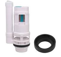 White 18cm Height Water Tank Split Dual Flush Fill Toilet Cistern Inlet  Drain Valve Repair