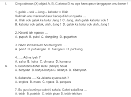 Soal Bahasa Sunda Kelas 3 Sd Dan Jawabannya Guru Galeri