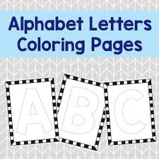 Each printable highlights a word that starts. Alphabet Letters Coloring Pages By Abacadabra Boards Tpt