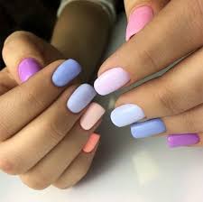 Choose from a wide range of rainbow acrylic nails and buy quality items at attractive prices. 27 Easy Pastel Rainbow Nails To Copy Get These Colors Bright Nails Multicolored Nails Rainbow Nails