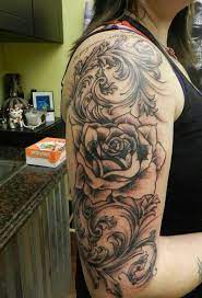 Rose Half Sleeve Tattoos For Women Ideas Tattoos For Women Half Sleeve Tattoos Designs Rose Tattoo Sleeve Sleeve Tattoos For Women