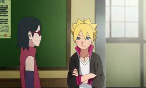 Boruto And Sarada Talking Boruto And Sarada Anime Naruto