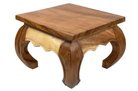 Large hand carved legs support a square teak slat inlay top. Handelsturm Opium Coffee Table 35x35x30 Cm From Solid Wood Buy Online In Andorra At Andorra Desertcart Com Productid 55131889