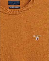 Gant Ανδρικό Πουλόβερ Μακρυμάνικο Πορτοκαλί 86211-822 | Skroutz.gr