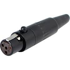 Mini (tiny) xlr 4 position xlr connectors are available at mouser electronics. Cable Techniques Ta4f 4 Pin Female Mini Xlr Connector Ct Ta4f K