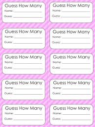 Check spelling or type a new query. Easy Baby Shower Guess How Many Game Versoma