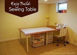 I Need To Make One Of These Cheap 038 Easy Build A Large Or Tiny Sewing 038 Crafting Table Sewing Table Craft Table Sewing Desk