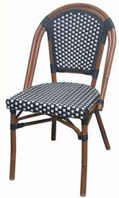 Aluminum Bamboo Patio Chair With Black White Rattan White Dining Chairs Patio Chairs Wicker Table And Chairs